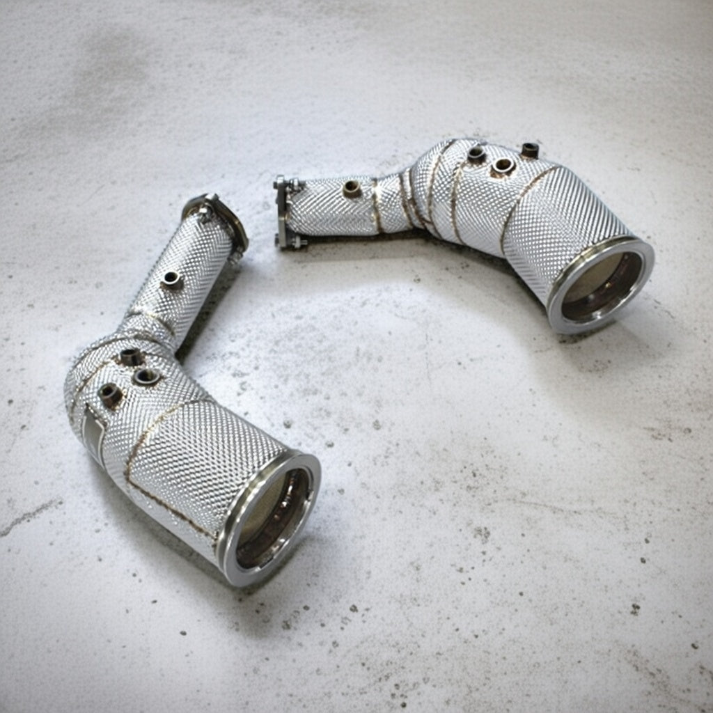 Audi RS6 C8 High Flow Catted Downpipes