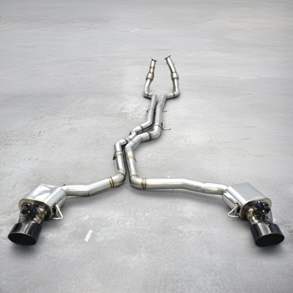 AUDI RS7 C8 STAINLES STEEL VALVED CATBACK EXHAUST SYSTEM