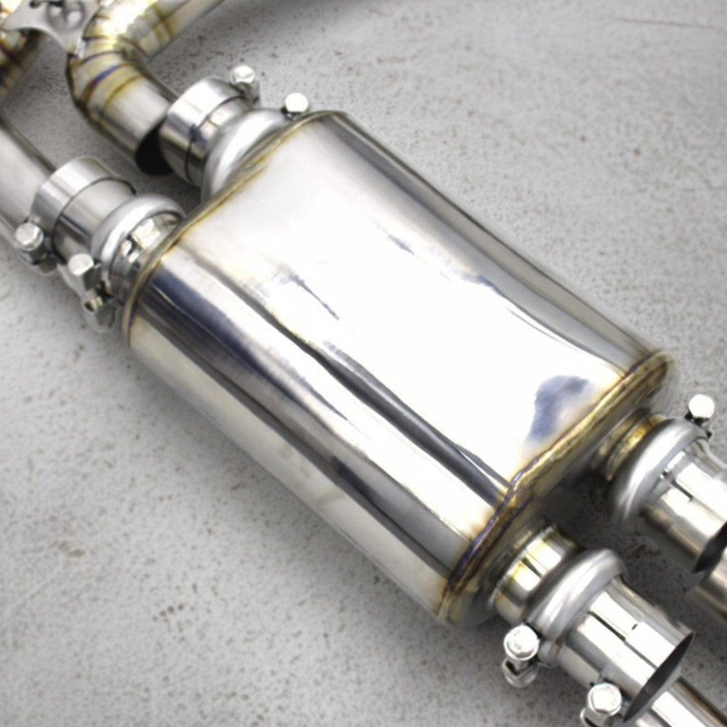 Mercedes-Benz AMG GT/GTS C190 Silver Titanium Valved Exhaust System
