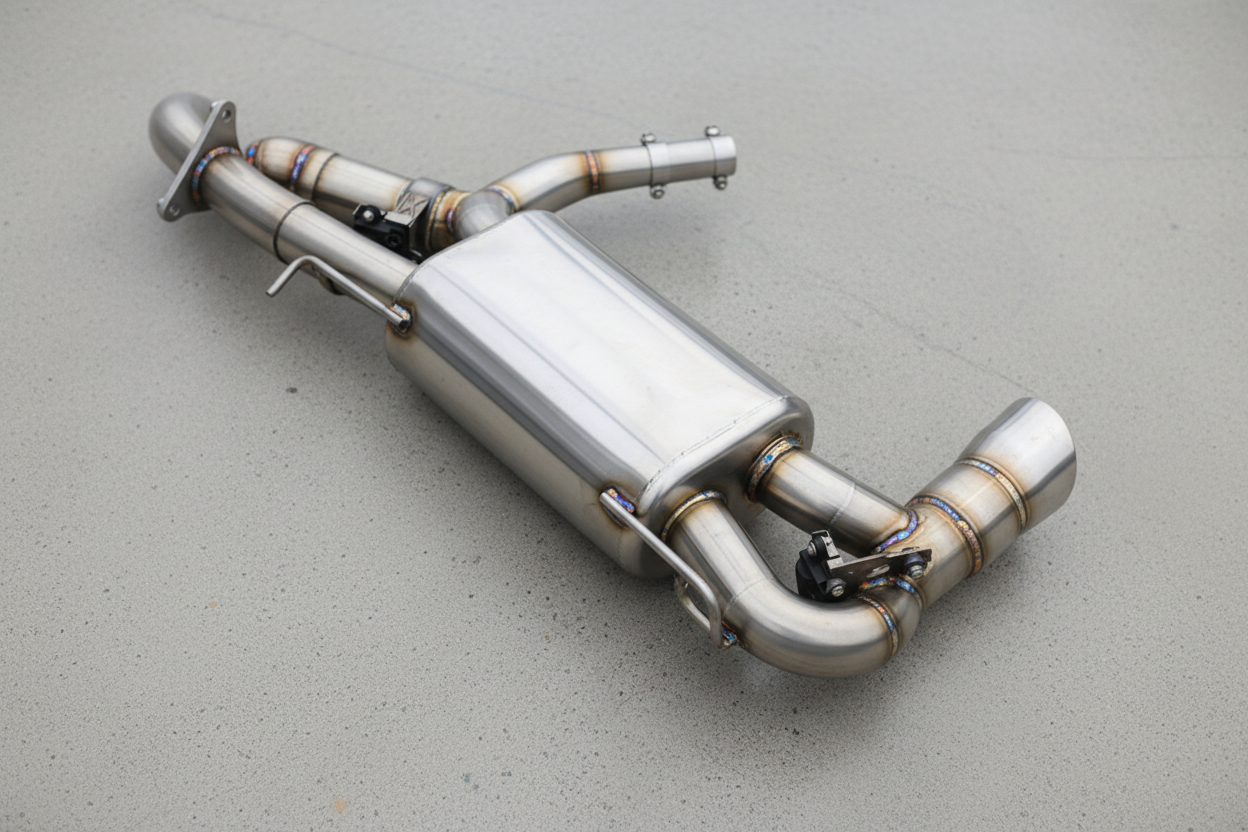 BMW M550I G30/G30 LCI Stainless Steel Axleback Valved Exhaust System