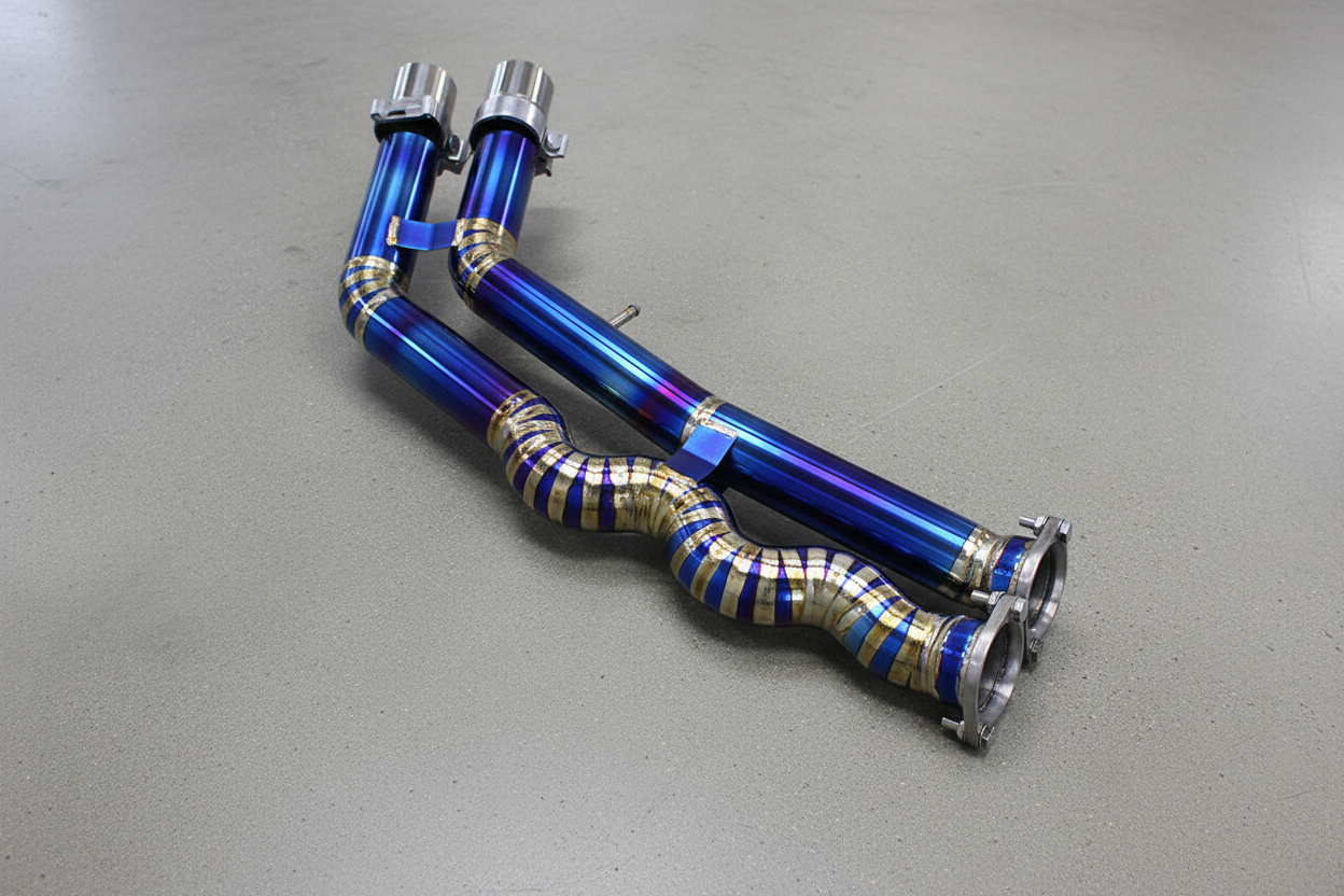 BMW M2 Competition F87/F87 LCI Titanium Catback Exhaust System With M Performance Exhaust Tips