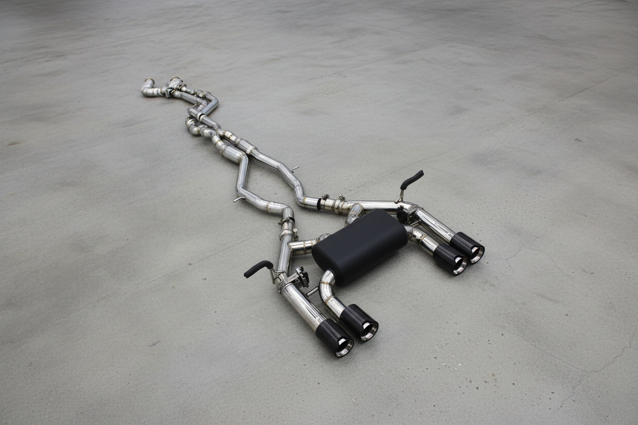 BMW M3/M4 F80/F82 Stainless Steel Valved Full Exhaust System With M Performance Exhaust Tips