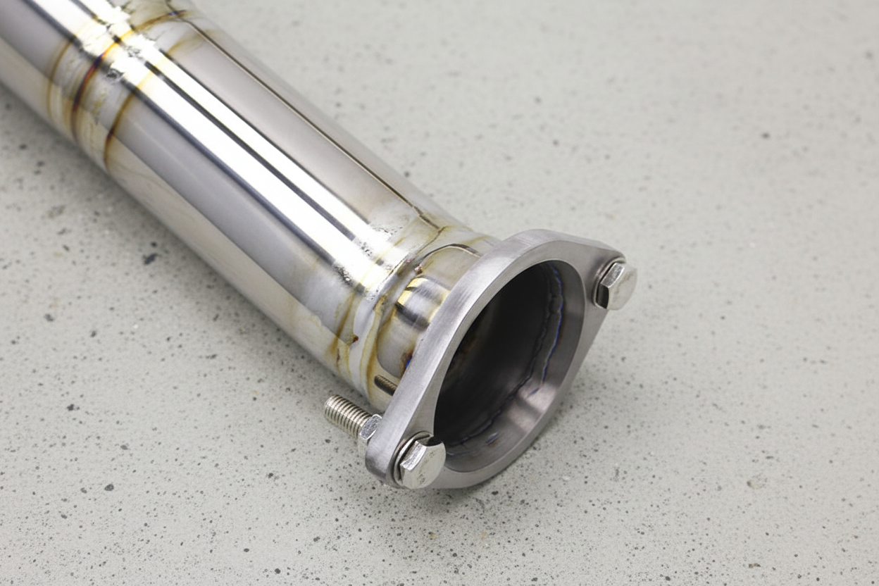 BMW M5 E60 Silver Titanium Valved Catback Exhaust System