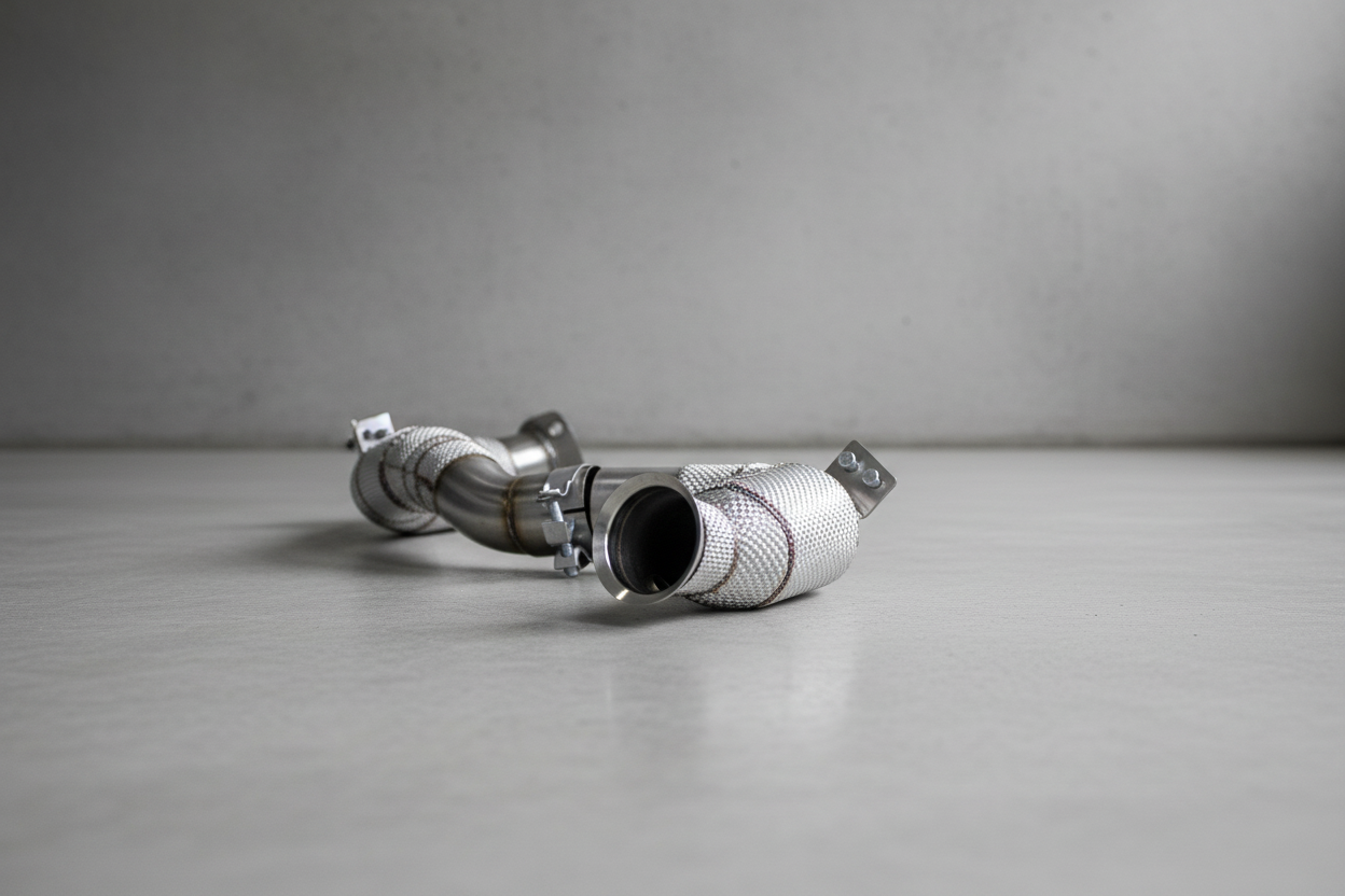 Mercedes E63S AMG W213 Catted Downpipe