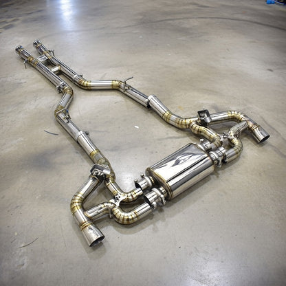 Mercedes-Benz AMG GT/GTS C190 Silver Titanium Valved Exhaust System
