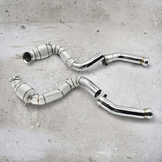 Mercedes C63S AMG W205 Catted Downpipe