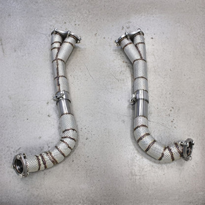 Porsche 718 GTS Headers+Y Pipe