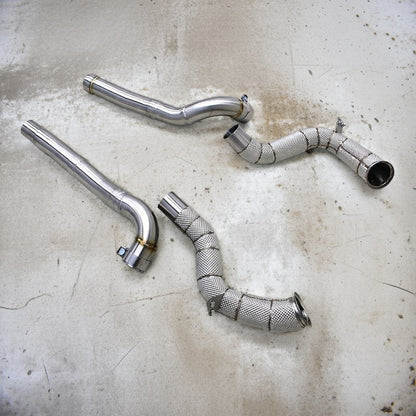 Mercedes AMG GTR/GTS Catless Downpipe