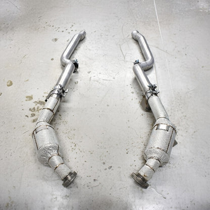 Mercedes E63 AMG High Flow Downpipe