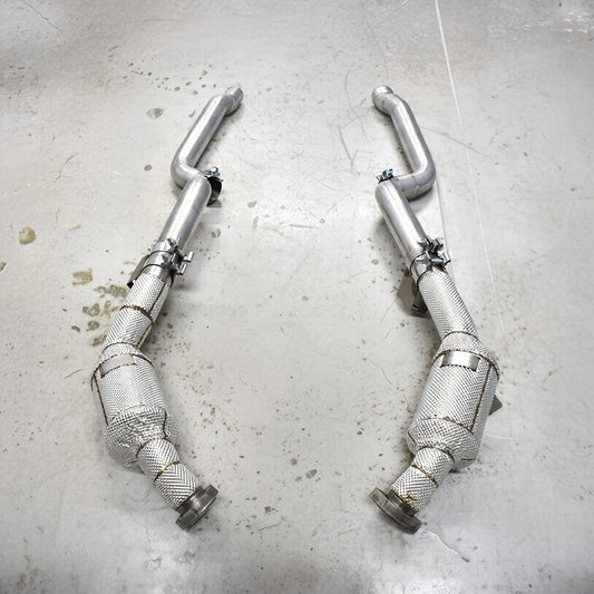 Mercedes E63 AMG High Flow Downpipe