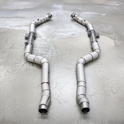 Mercedes E63 AMG W212 Catless Downpipe