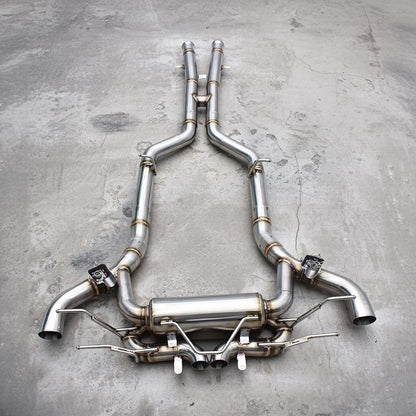 Mercedes-Benz AMG GTR C190 Stainless Steel Valved Exhaust System