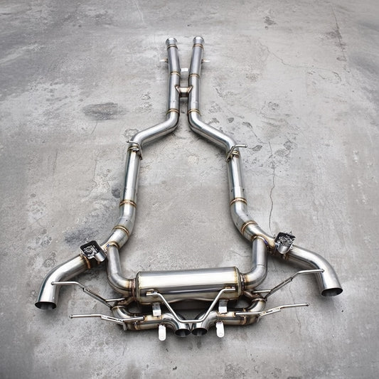 Mercedes-Benz AMG GTR C190 Stainless Steel Valved Exhaust System