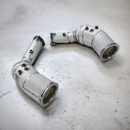 Audi RS6 C8 High Flow Catted Downpipes