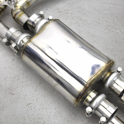 Mercedes-Benz AMG GT/GTS C190 Silver Titanium Valved Exhaust System