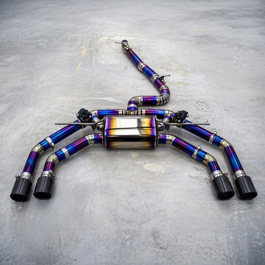 AUDI S3 8V/8Y SEDAN TITANIUM VALVED CATBACK EXHAUST SYSTEM