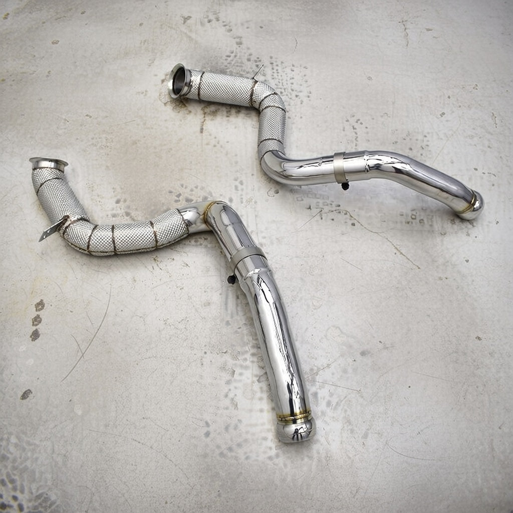 Mercedes C63S AMG W205 Catless Downpipe