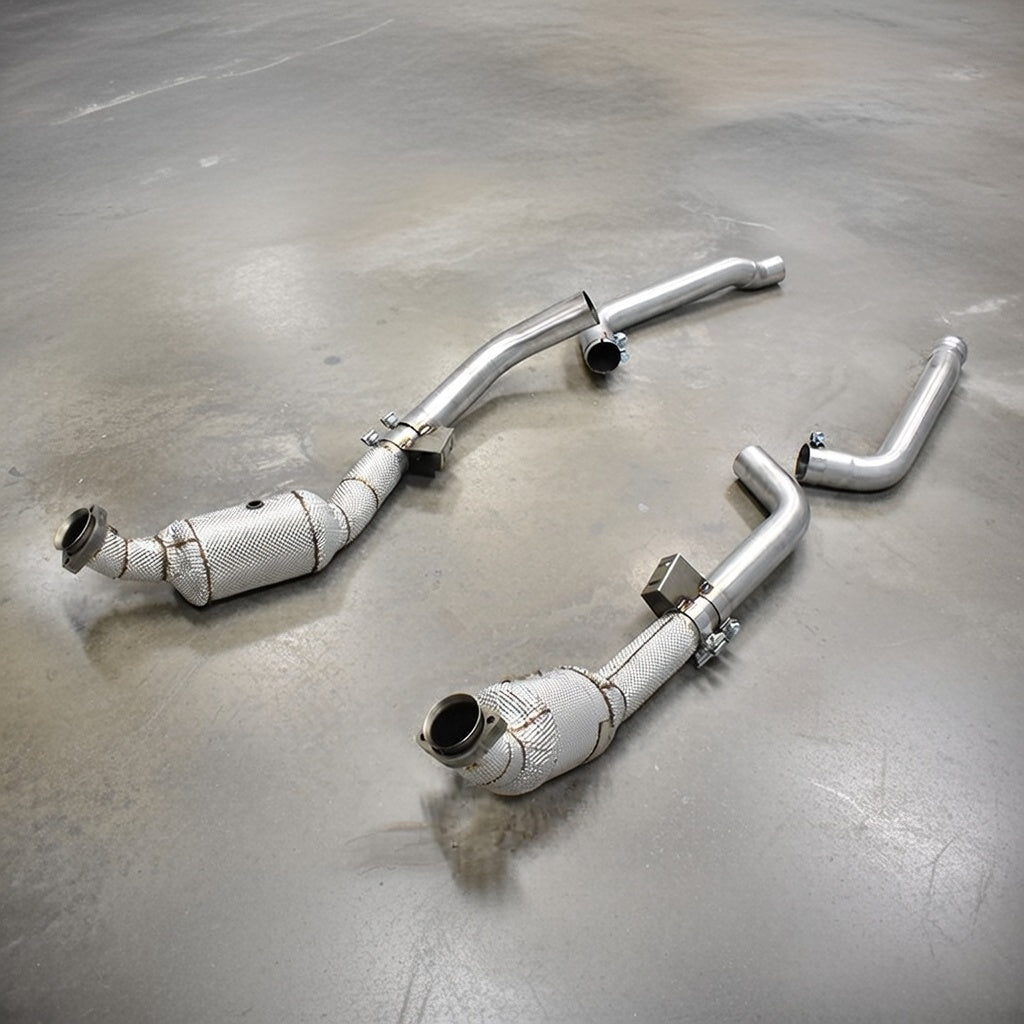 Mercedes E63 AMG High Flow Downpipe