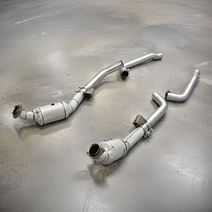 Mercedes E63 AMG High Flow Downpipe