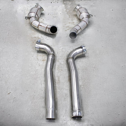 Mercedes AMG GTR/GTS Catted Downpipe