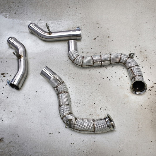 Mercedes GT63S AMG X290 Catless Downpipe