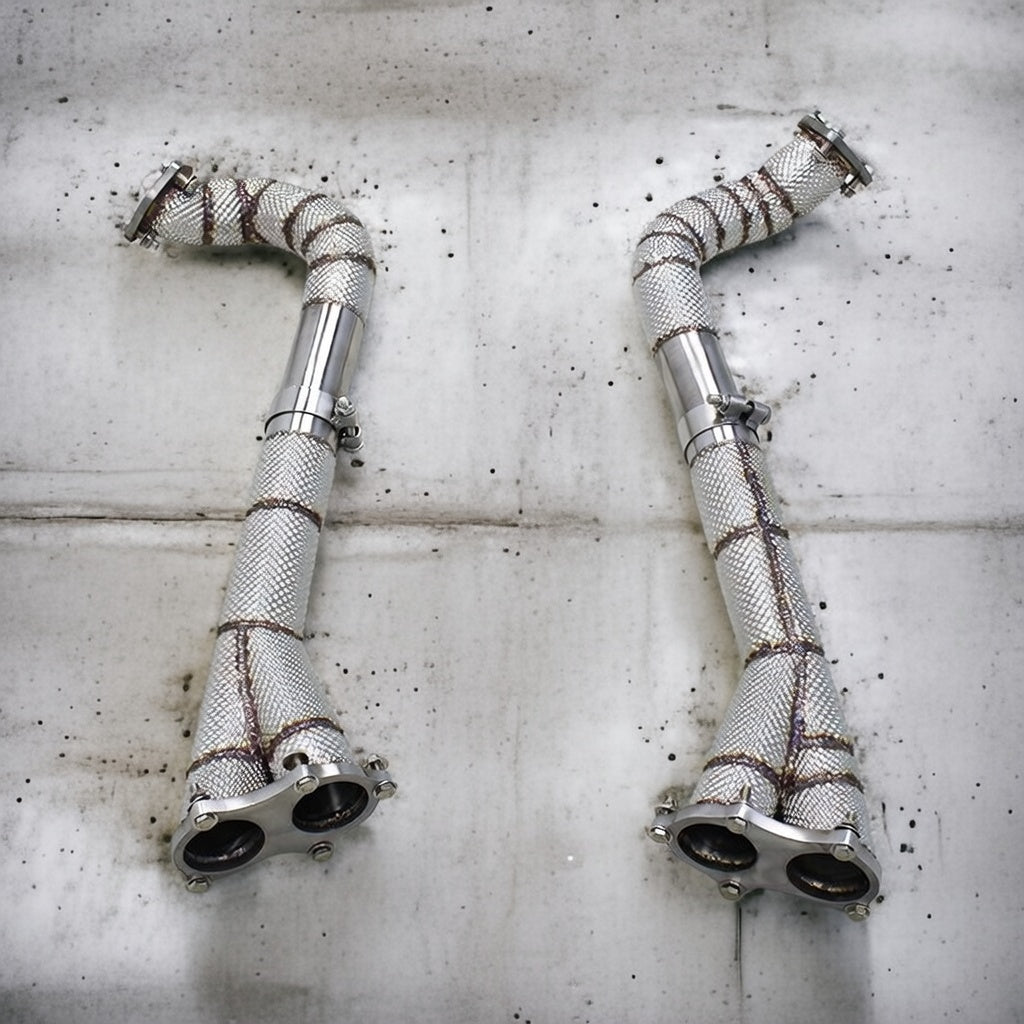 Porsche 718 GTS Headers+Y Pipe