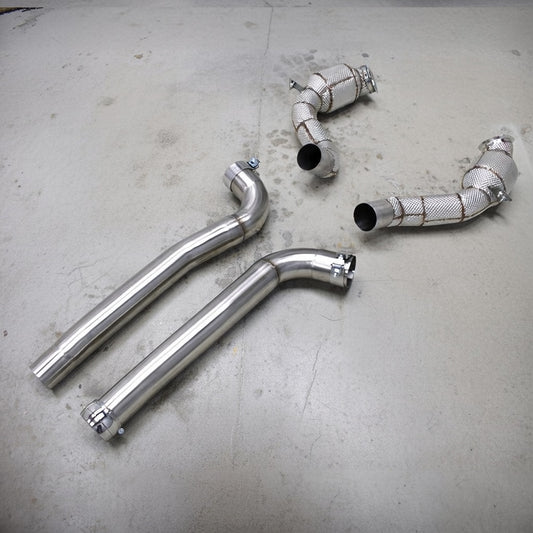 Mercedes AMG GTR/GTS Catted Downpipe