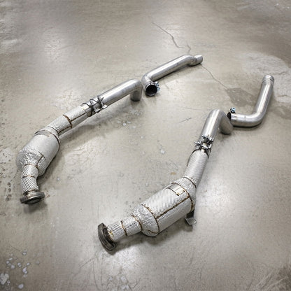Mercedes E63 AMG High Flow Downpipe