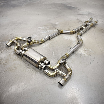 Mercedes-Benz AMG GT/GTS C190 Silver Titanium Valved Exhaust System