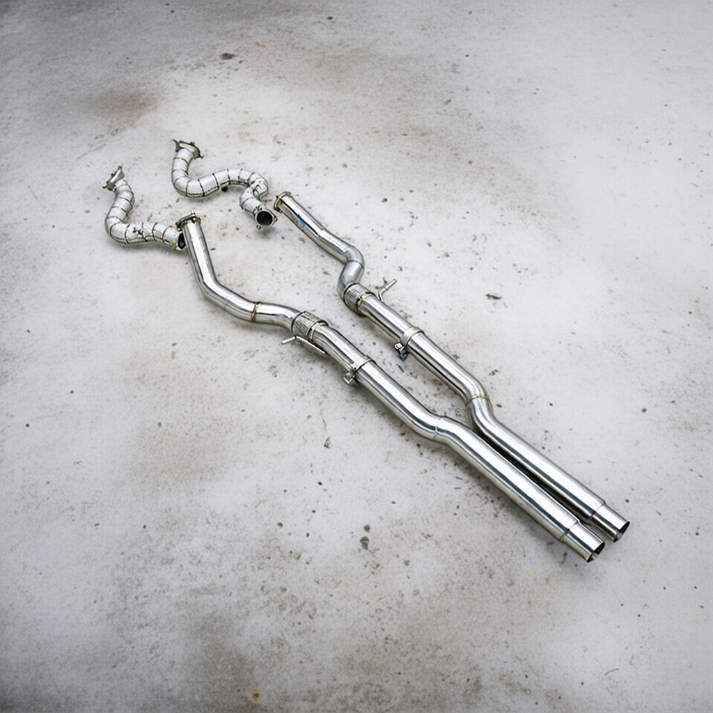 Audi S8 D4 Catless Downpipe+Y Pipe
