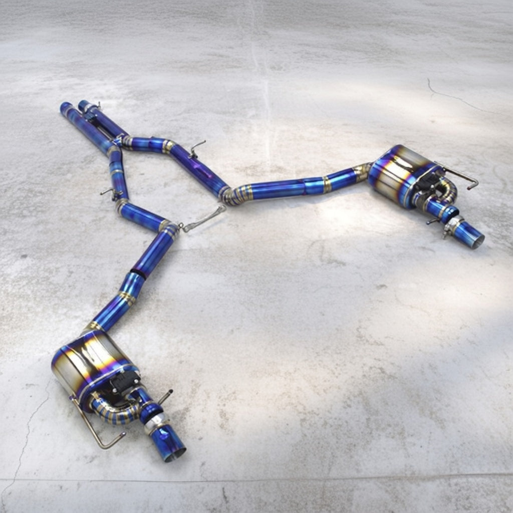 Mercedes-Benz E63/S63 AMG W212 Titanium Valved Exhaust System