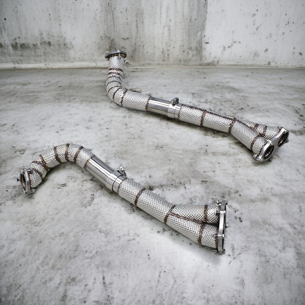 Porsche 718 GTS Headers+Y Pipe