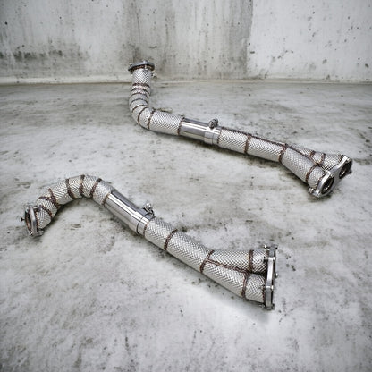 Porsche 718 GTS Headers+Y Pipe