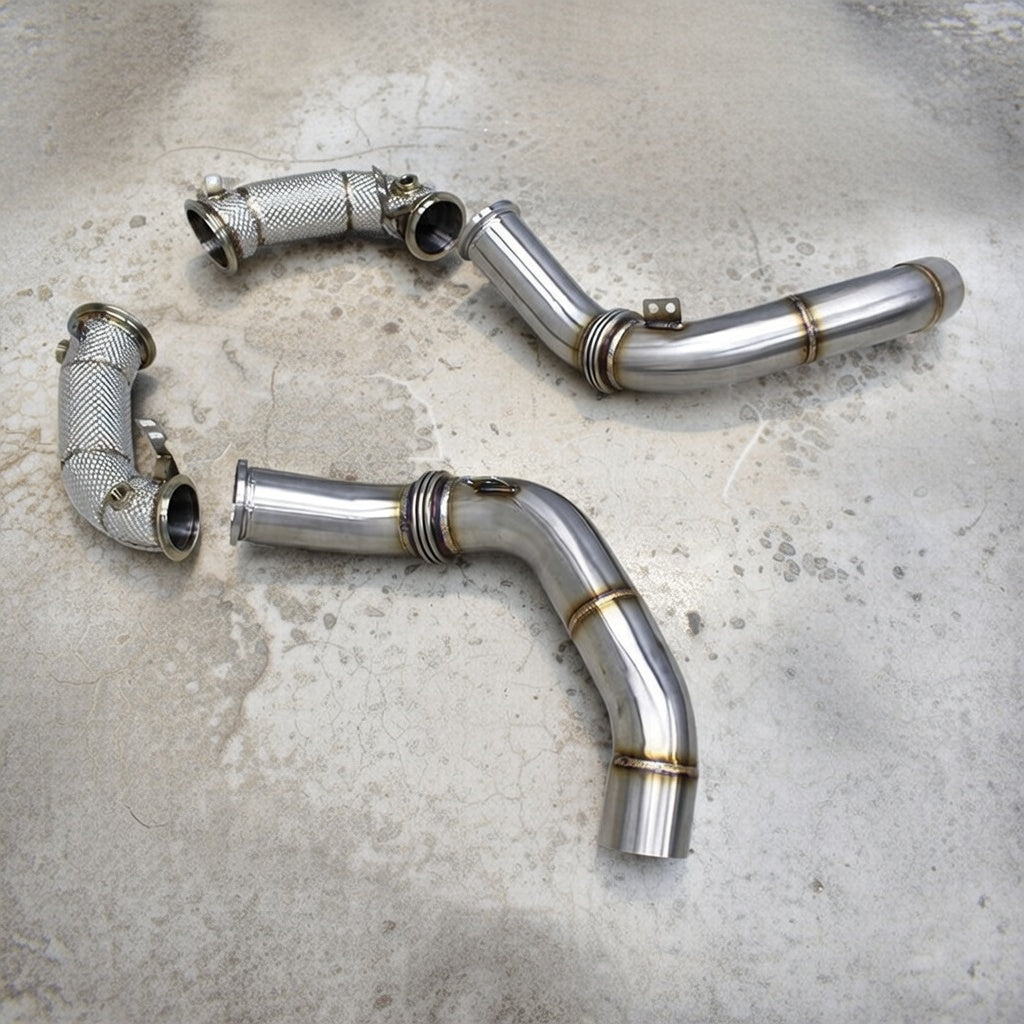 BMW M5 F90 Stainless Steel Catless Downpipe