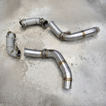 BMW M5 F90 Stainless Steel Catless Downpipe
