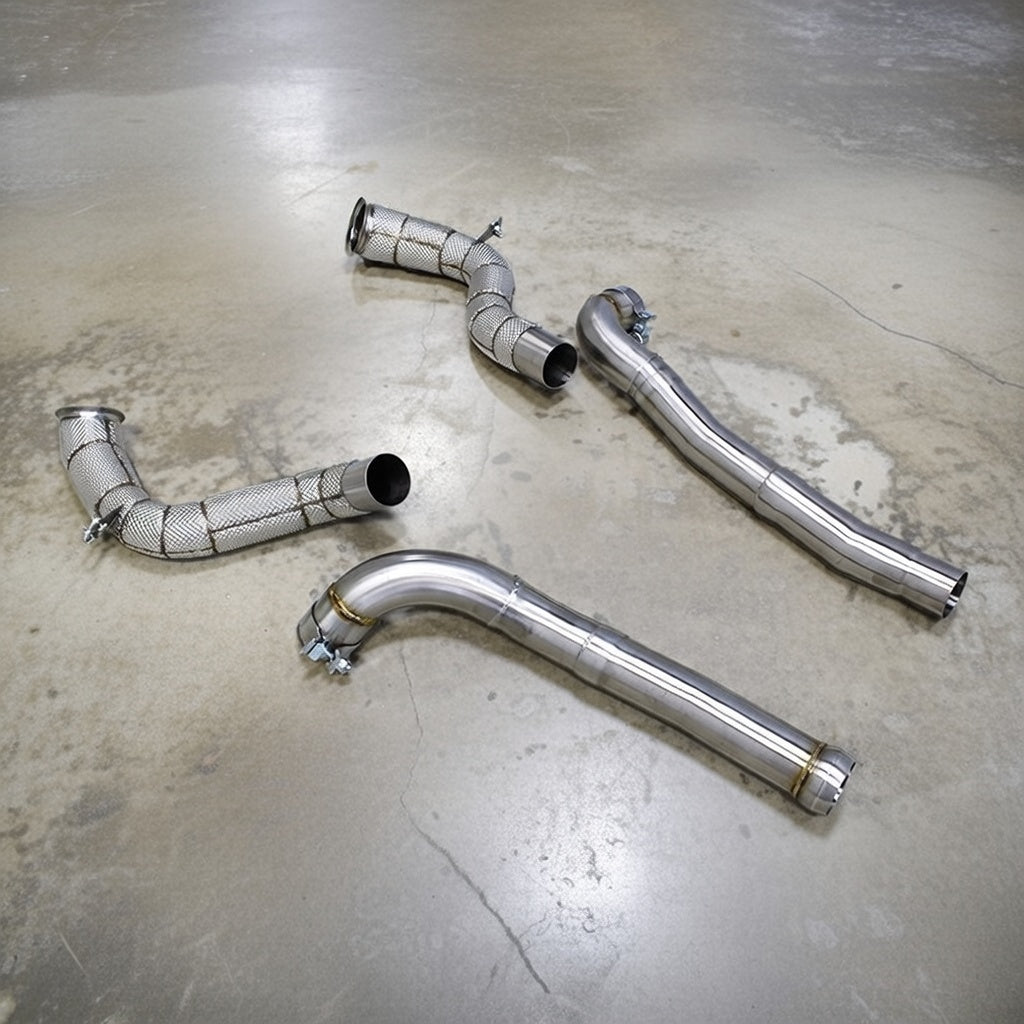 Mercedes AMG GTR/GTS Catless Downpipe