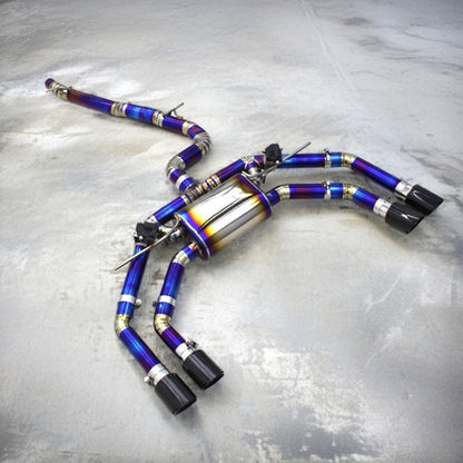 AUDI S3 8V/8Y SEDAN TITANIUM VALVED CATBACK EXHAUST SYSTEM