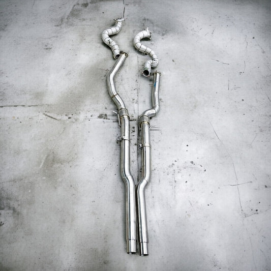Audi S8 D4 Catless Downpipe+Y Pipe