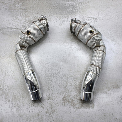BMW M5 F10 Stainless Steel Catless Downpipe