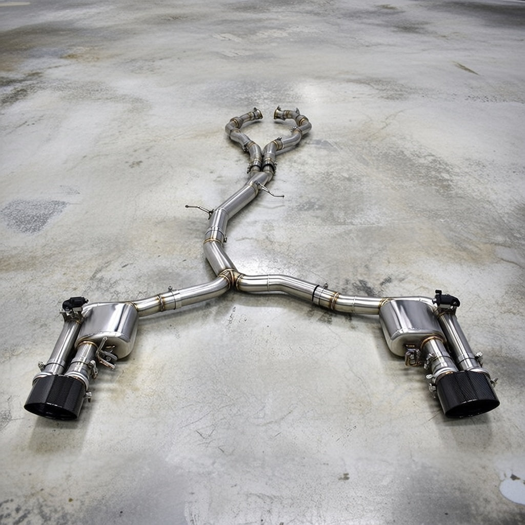 AUDI RS5 B9 STAINLESS STEEL VALVED EXHAUST SYSTEM