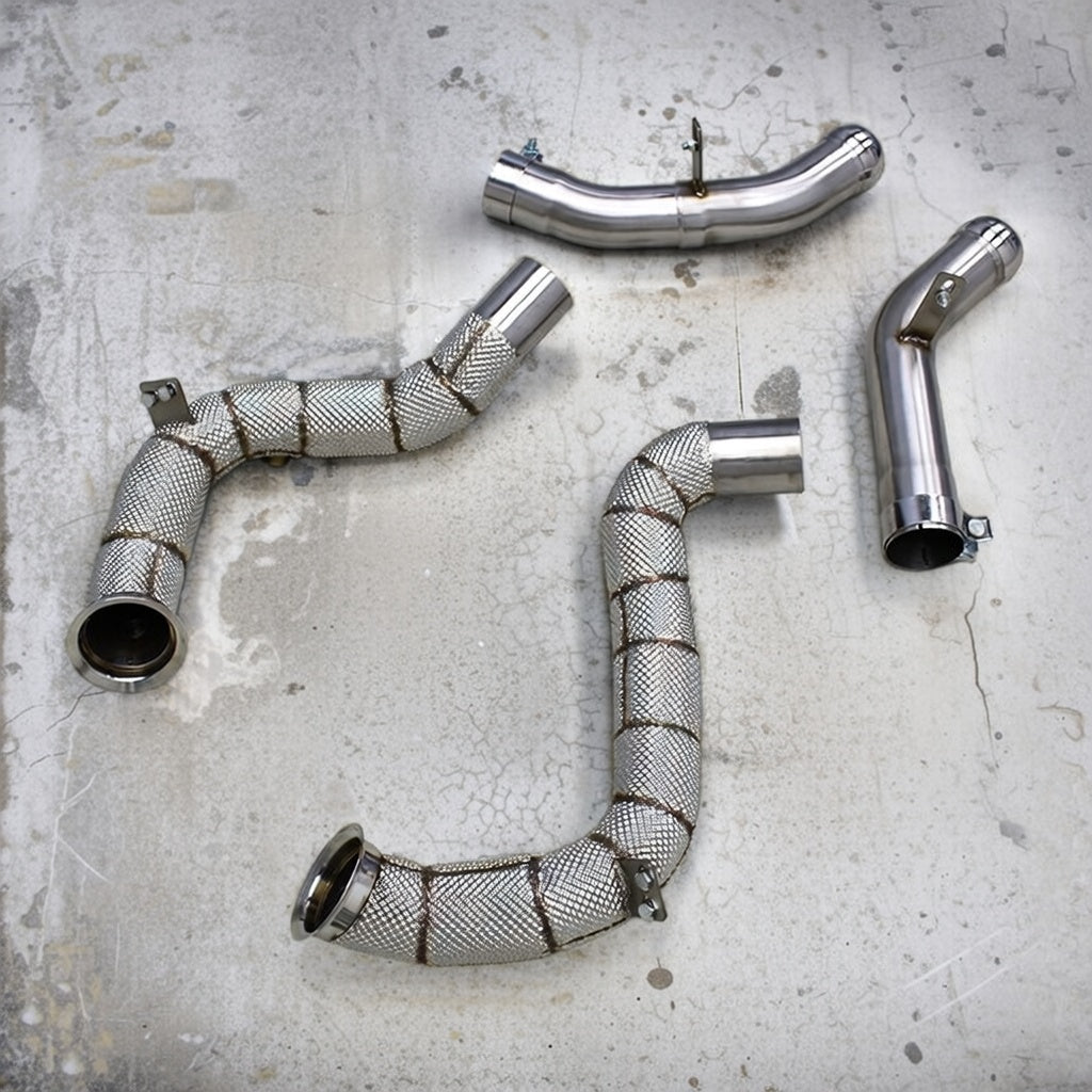 Mercedes GT63S AMG X290 Catless Downpipe