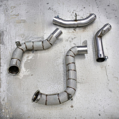 Mercedes GT63S AMG X290 Catless Downpipe