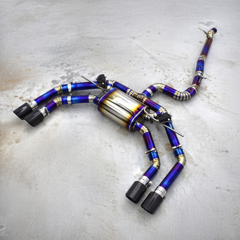 AUDI S3 8V/8Y SEDAN TITANIUM VALVED CATBACK EXHAUST SYSTEM