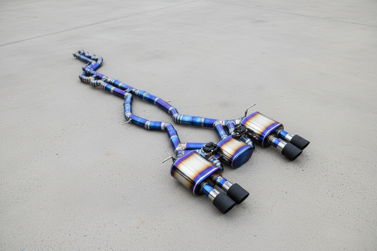 BMW M3/M4 F80/F82 Racing Titanium Valved Catback Exhaust System