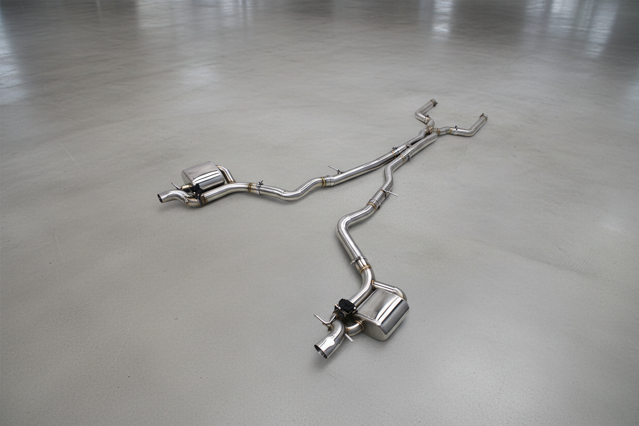 Mercedes E63S AMG W213 Stainless Steel Valved Catback Exhaust