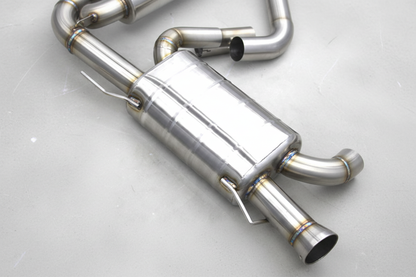 BMW X3M G01/G01 LCI Stainless Steel Valved Catback Exhaust System Chrome Tips