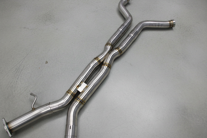 BMW X5M F95/F96 Stainless Steel Valved Catback Exhaust System Gloss Carbon Tips