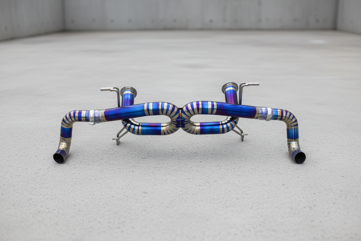 Audi R8 Type 4S Racing Titanium Catback Exhaust System