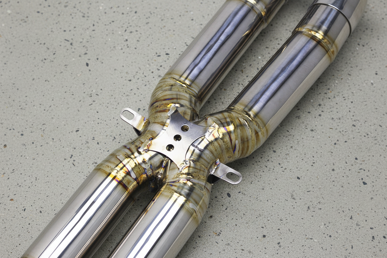 BMW M5 E60 Silver Titanium Valved Catback Exhaust System