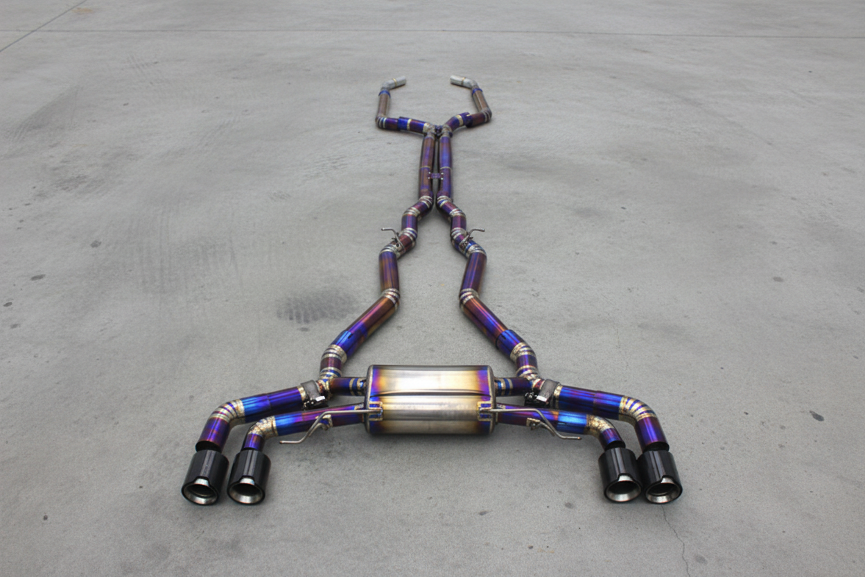 BMW M550I G30/G30 LCI Titanium Valved Catback Exhaust System